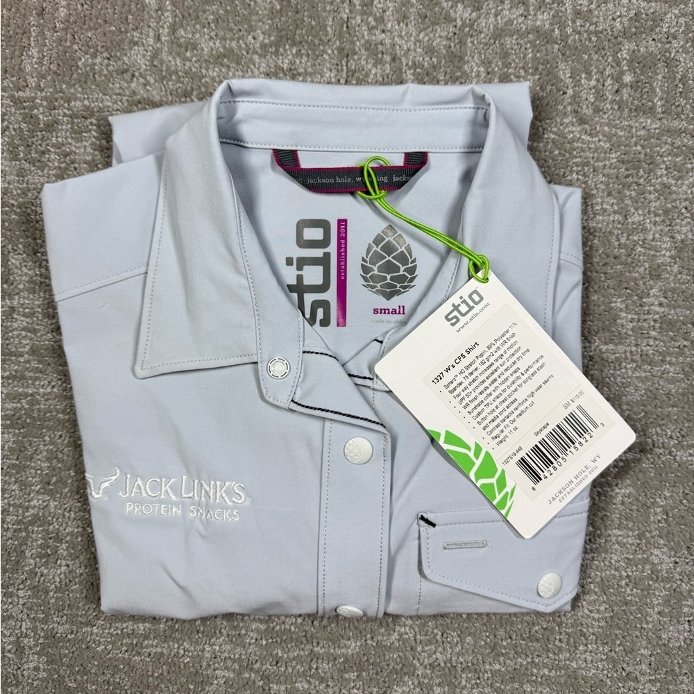 Stio Womens CFS button Down Long Sleeve Shirt NWT Read Below Size Small